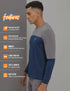 Men Colorblock Slim Fit Crew Neck T-shirt with TECHNO COOL+