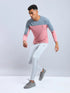 Men Colorblock Slim Fit Crew Neck T-shirt with TECHNO COOL+