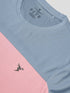 Men Colorblock Slim Fit Crew Neck T-shirt with TECHNO COOL+