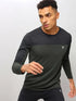 Men Colorblock Slim Fit Crew Neck T-shirt with TECHNO COOL+