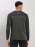 Men Colorblock Slim Fit Crew Neck T-shirt with TECHNO COOL+