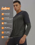 Men Colorblock Slim Fit Crew Neck T-shirt with TECHNO COOL+