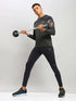 Men Colorblock Slim Fit Crew Neck T-shirt with TECHNO COOL+