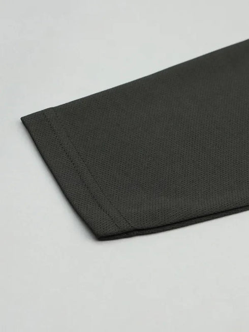 Men Colorblock Slim Fit Crew Neck T-shirt with TECHNO COOL+