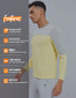 Men Colorblock Slim Fit Crew Neck T-shirt with TECHNO COOL+