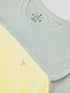 Men Colorblock Slim Fit Crew Neck T-shirt with TECHNO COOL+