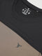 Men Colorblock Slim Fit Crew Neck T-shirt with TECHNO COOL+