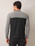 Men Colorblock Slim Fit Crew Neck T-shirt with MATPIQ