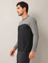 Men Colorblock Slim Fit Crew Neck T-shirt with MATPIQ