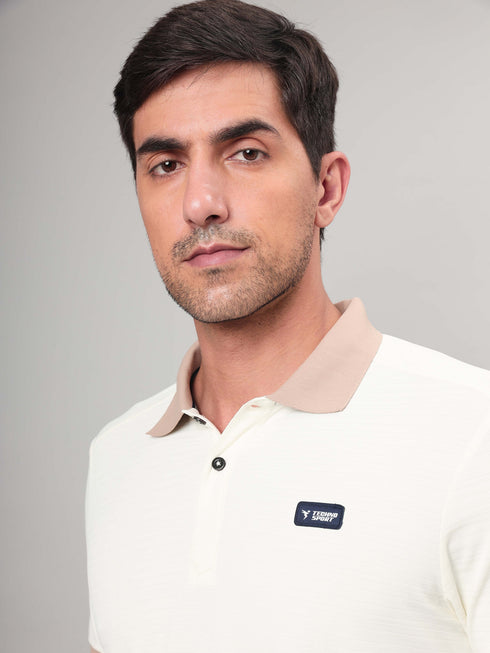 Men Solid Slim Fit Polo Sports T-shirt with MATPIQ (Pack of 2)