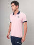 Men Solid Slim Fit Polo Sports T-shirt with MATPIQ (Pack of 2)