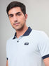 Men Solid Slim Fit Polo Sports T-shirt with MATPIQ (Pack of 2)