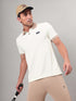 Men Solid Slim Fit Polo Sports T-shirt with MATPIQ