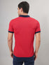 Men Solid Slim Fit Polo Sports T-shirt with MATPIQ