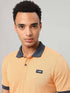 Men Solid Slim Fit Polo Sports T-shirt with MATPIQ (Pack of 2)
