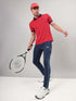 Men Solid Slim Fit Polo Sports T-shirt with MATPIQ (Pack of 2)