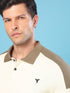 Men Colorblock Slim Fit Polo Sports T-shirt with DOUBLE COOL