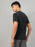 Men Printed Slim Fit Crew Neck T-shirt with TECHNO COOL+