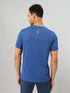 Men Printed Slim Fit Crew Neck T-shirt with TECHNO COOL+