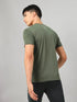 Men Printed Slim Fit Crew Neck T-shirt with TECHNO COOL+