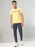 Men Printed Slim Fit Crew Neck T-shirt with TECHNO COOL+