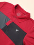 Men Colorblock Slim Fit Polo T-shirt with TECHNO COOL+