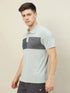 Men Colorblock Slim Fit Polo T-shirt with TECHNO COOL+