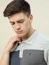 Men Colorblock Slim Fit Polo T-shirt with TECHNO COOL+