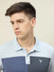 Men Colorblock Slim Fit Polo T-shirt with TECHNO COOL+