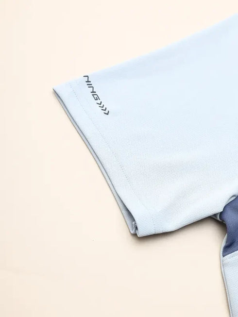 Men Colorblock Slim Fit Polo T-shirt with TECHNO COOL+