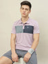 Men Colorblock Slim Fit Polo T-shirt with TECHNO COOL+