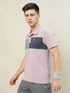 Men Colorblock Slim Fit Polo T-shirt with TECHNO COOL+