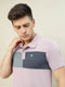 Men Colorblock Slim Fit Polo T-shirt with TECHNO COOL+
