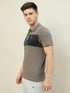 Men Colorblock Slim Fit Polo T-shirt with TECHNO COOL+