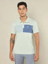 Men Colorblock Slim Fit Polo T-shirt with TECHNO COOL+
