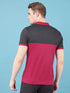 Men Colorblock Slim Fit Polo T-shirt with TECHNO COOL+