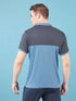 Men Colorblock Slim Fit Polo T-shirt with TECHNO COOL+