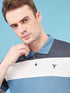Men Colorblock Slim Fit Polo T-shirt with TECHNO COOL+