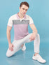 Men Colorblock Slim Fit Polo T-shirt with TECHNO COOL+