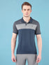 Men Colorblock Slim Fit Polo T-shirt with TECHNO COOL+