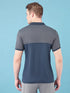 Men Colorblock Slim Fit Polo T-shirt with TECHNO COOL+