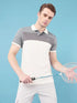 Men Colorblock Slim Fit Polo T-shirt with TECHNO COOL+