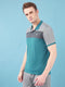 Men Colorblock Slim Fit Polo T-shirt with TECHNO COOL+