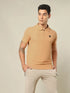 Men Self Design Regular Fit Combo of 2 Polo T-shirt
