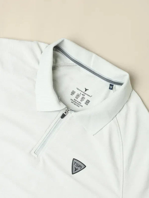 Men Self Design Regular Fit Combo of 2 Polo T-shirt