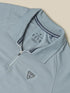 Men Self Design Regular Fit Polo T-shirt with MATPIQ