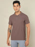 Men Self Design Regular Fit Combo of 2 Polo T-shirt