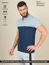 Men Colorblock Slim Fit Polo T-shirt with TECHNO COOL+ (Pack of 2)