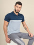 Men Colorblock Slim Fit Polo T-shirt with TECHNO COOL+ (Pack of 2)