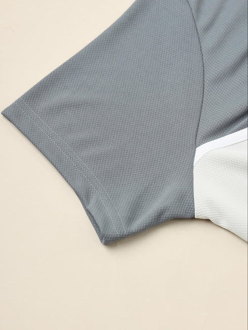 Men Colorblock Slim Fit Polo T-shirt with TECHNO COOL+ (Pack of 2)